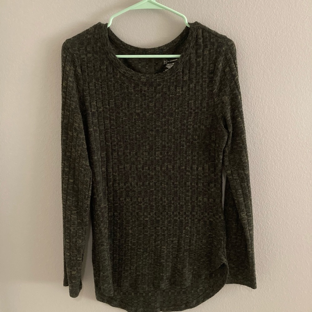 A super soft and super cute green sweater!